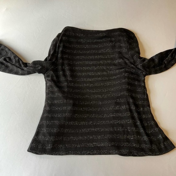 AMERICAN Rag Black and Silver striped Cardigan XL - Picture 9 of 9